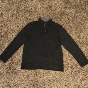 “Croft & Barrow” Gray Button Up Casual Sweater